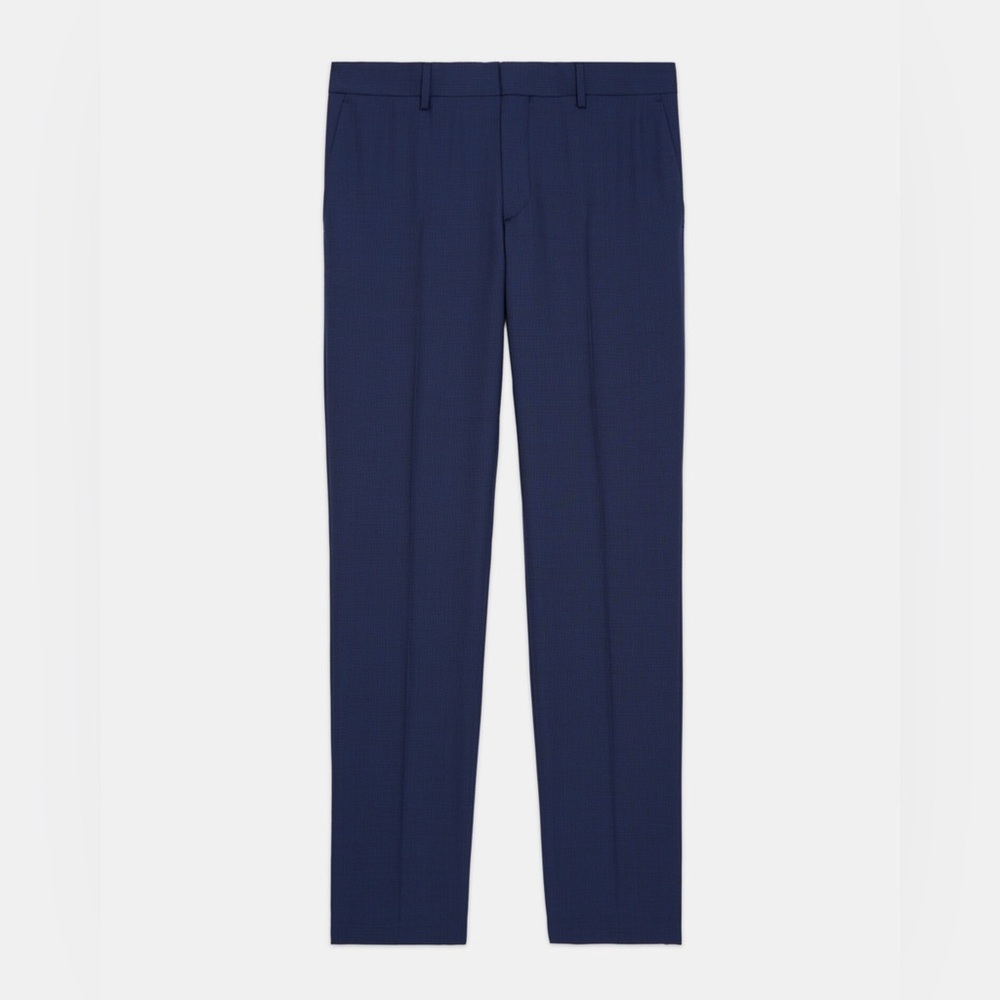Kooples Wool Suit Pants With Check Motif NWT